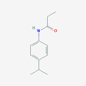 molecular formula C12H17NO B291896 N-(4-isopropylphenyl)propanamide 