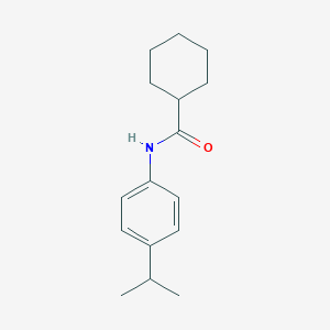 molecular formula C16H23NO B291897 N-(4-isopropylphenyl)cyclohexanecarboxamide 