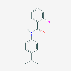 molecular formula C16H16INO B291898 2-iodo-N-(4-isopropylphenyl)benzamide 