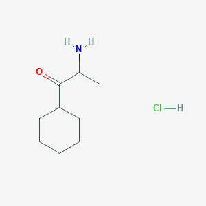 2-Amino-1-cyclohexylpropan-1-one;hydrochloride