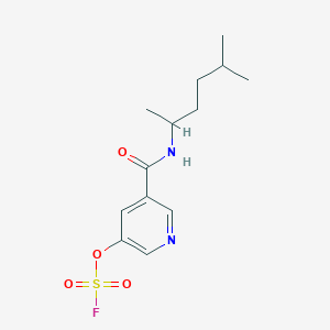 3-Fluorosulfonyloxy-5-(5-methylhexan-2-ylcarbamoyl)pyridine