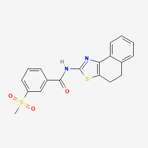 N-(4,5-dihydrobenzo[e][1,3]benzothiazol-2-yl)-3-methylsulfonylbenzamide
