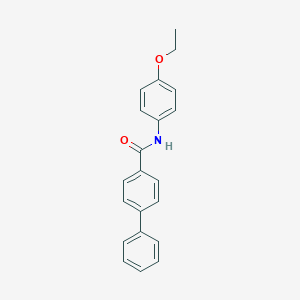 molecular formula C21H19NO2 B291900 N-(4-ethoxyphenyl)-4-biphenylcarboxamide 