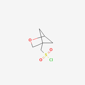 2-Oxabicyclo[2.1.1]hexan-4-ylmethanesulfonyl chloride