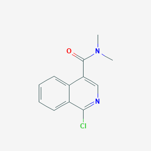 molecular formula C12H11ClN2O B2919011 1-chloro-N,N-dimethyl-4-isoquinolinecarboxamide CAS No. 240799-61-5