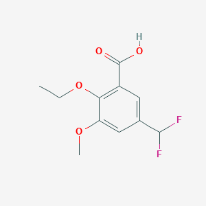 5-(Difluoromethyl)-2-ethoxy-3-methoxybenzoic acid