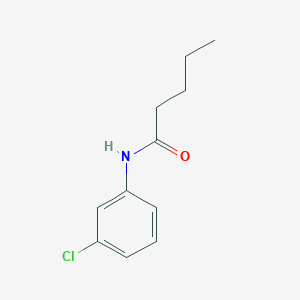 molecular formula C11H14ClNO B291905 N-(3-chlorophenyl)pentanamide 