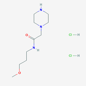 N-(3-Methoxypropyl)-2-(piperazin-1-yl)acetamide dihydrochloride