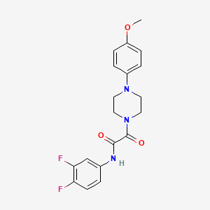 N-(3,4-difluorophenyl)-2-[4-(4-methoxyphenyl)piperazin-1-yl]-2-oxoacetamide