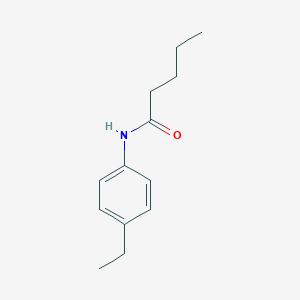 molecular formula C13H19NO B291907 N-(4-ethylphenyl)pentanamide 
