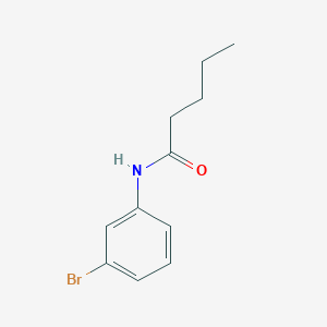 molecular formula C11H14BrNO B291908 N-(3-bromophenyl)pentanamide 