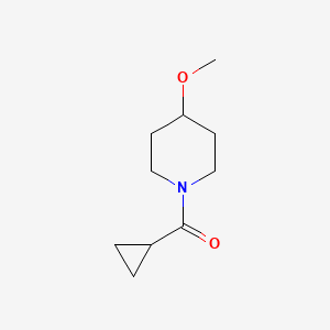 molecular formula C10H17NO2 B2919081 1-Cyclopropanecarbonyl-4-methoxypiperidine CAS No. 1340884-17-4