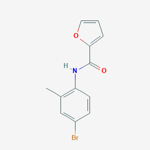 molecular formula C12H10BrNO2 B291909 N-(4-bromo-2-methylphenyl)furan-2-carboxamide 