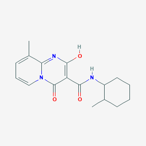 2-hydroxy-9-methyl-N-(2-methylcyclohexyl)-4-oxo-4H-pyrido[1,2-a]pyrimidine-3-carboxamide