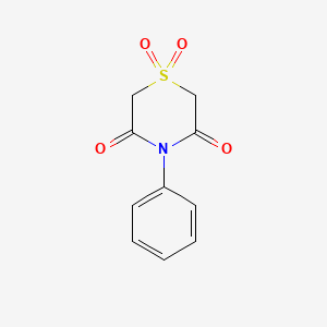 1,1-Dioxo-4-phenyl-1,4-thiazinane-3,5-dione