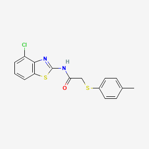 N-(4-chlorobenzo[d]thiazol-2-yl)-2-(p-tolylthio)acetamide
