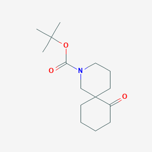 molecular formula C15H25NO3 B2919104 叔丁基 7-氧代-2-氮杂螺[5.5]十一烷-2-羧酸盐 CAS No. 1781844-06-1