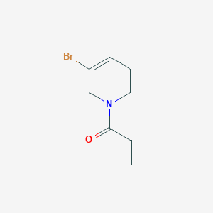 molecular formula C8H10BrNO B2919109 1-(5-Bromo-3,6-dihydro-2H-pyridin-1-yl)prop-2-en-1-one CAS No. 2008140-78-9