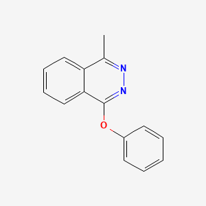 molecular formula C15H12N2O B2919133 1-甲基-4-苯氧基酞嗪 CAS No. 79690-84-9