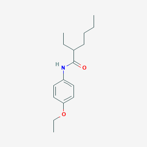 molecular formula C16H25NO2 B291914 N-(4-ethoxyphenyl)-2-ethylhexanamide 