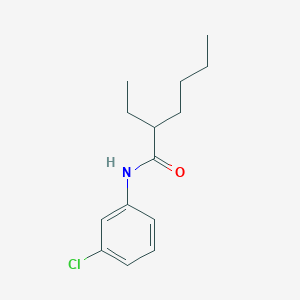 molecular formula C14H20ClNO B291915 N-(3-chlorophenyl)-2-ethylhexanamide 