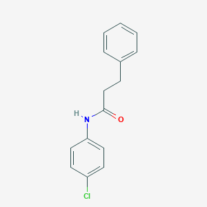 molecular formula C15H14ClNO B291916 N-(4-chlorophenyl)-3-phenylpropanamide 