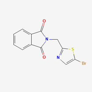 2-[(5-bromo-1,3-thiazol-2-yl)methyl]-2,3-dihydro-1H-isoindole-1,3-dione