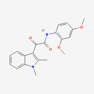 N-(2,4-dimethoxyphenyl)-2-(1,2-dimethyl-1H-indol-3-yl)-2-oxoacetamide