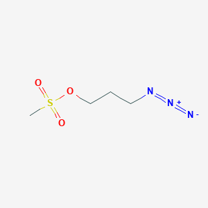 molecular formula C4H9N3O3S B2919185 3-Azidopropyl methanesulfonate CAS No. 105064-28-6