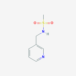 molecular formula C7H10N2O2S B2919188 N-(pyridin-3-ylmethyl)methanesulfonamide CAS No. 349404-62-2