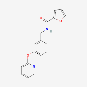 molecular formula C17H14N2O3 B2919201 N-(3-(pyridin-2-yloxy)benzyl)furan-2-carboxamide CAS No. 1797703-36-6