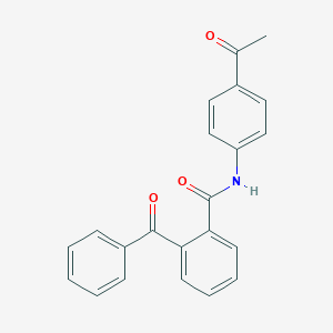 molecular formula C22H17NO3 B291923 N-(4-acetylphenyl)-2-benzoylbenzamide 