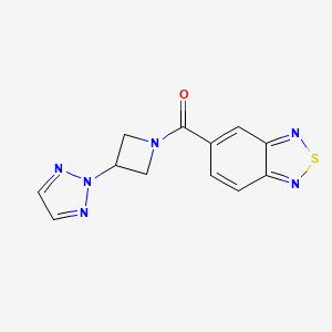 (3-(2H-1,2,3-triazol-2-yl)azetidin-1-yl)(benzo[c][1,2,5]thiadiazol-5-yl)methanone