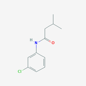 molecular formula C11H14ClNO B291926 N-(3-chlorophenyl)-3-methylbutanamide 