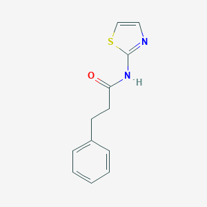 molecular formula C12H12N2OS B291927 3-Phenyl-N-(1,3-thiazol-2-yl)propanamide 