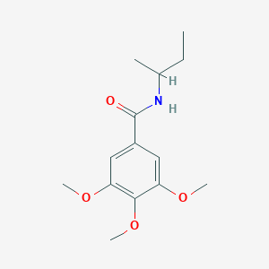 molecular formula C14H21NO4 B291928 N-(butan-2-yl)-3,4,5-trimethoxybenzamide 