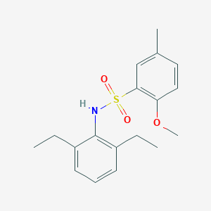 N-(2,6-diethylphenyl)-2-methoxy-5-methylbenzenesulfonamide