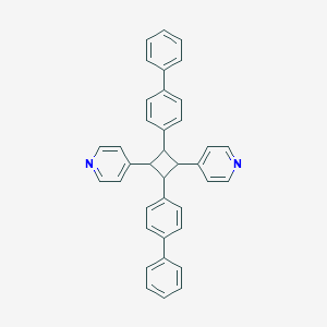 molecular formula C38H30N2 B291930 4-[2,4-Di[1,1'-biphenyl]-4-yl-3-(4-pyridinyl)cyclobutyl]pyridine 
