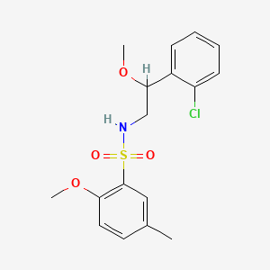 N-(2-(2-chlorophenyl)-2-methoxyethyl)-2-methoxy-5-methylbenzenesulfonamide