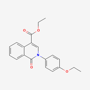 Ethyl 2-(4-ethoxyphenyl)-1-oxo-1,2-dihydroisoquinoline-4-carboxylate