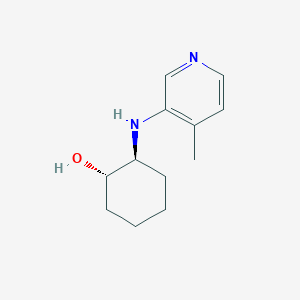 trans-2-[(4-Methylpyridin-3-yl)amino]cyclohexan-1-ol