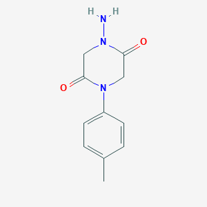 1-Amino-4-(4-methylphenyl)-2,5-piperazinedione