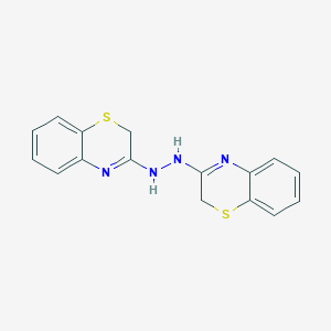 3-[2-(2H-1,4-benzothiazin-3-yl)hydrazino]-2H-1,4-benzothiazine