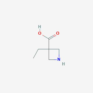 molecular formula C6H11NO2 B2919397 3-乙基氮杂环丁烷-3-羧酸 CAS No. 1213240-08-4