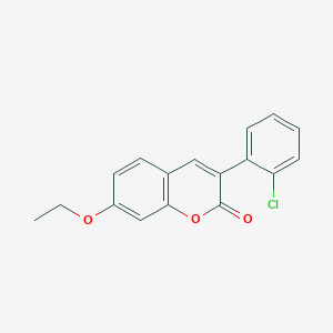 3-(2-Chlorophenyl)-7-ethoxychromen-2-one