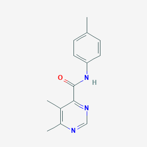 5,6-Dimethyl-N-(4-methylphenyl)pyrimidine-4-carboxamide