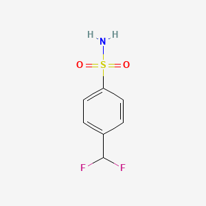 molecular formula C7H7F2NO2S B2919463 4-(二氟甲基)苯-1-磺酰胺 CAS No. 1630983-00-4