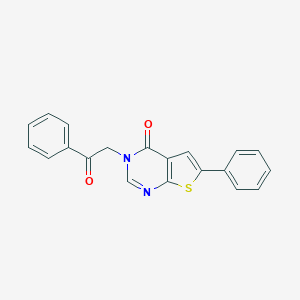 3-(2-oxo-2-phenylethyl)-6-phenylthieno[2,3-d]pyrimidin-4(3H)-one