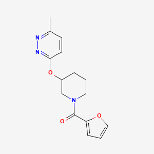 Furan-2-yl(3-((6-methylpyridazin-3-yl)oxy)piperidin-1-yl)methanone