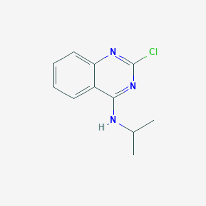 molecular formula C11H12ClN3 B2919513 2-氯-N-(丙-2-基)喹唑啉-4-胺 CAS No. 931059-49-3
